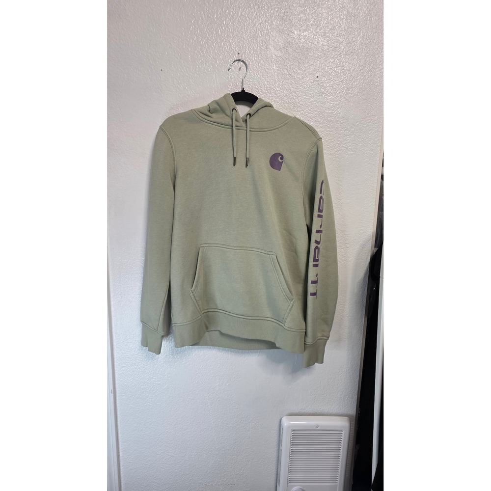 Carhartt Hoodie womens Medium 8/10 Green Excellent